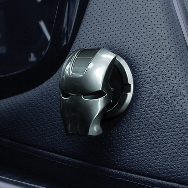 Marvel Spiderman Iron Man Schutzabdeckung für den Startknopf des Automotors