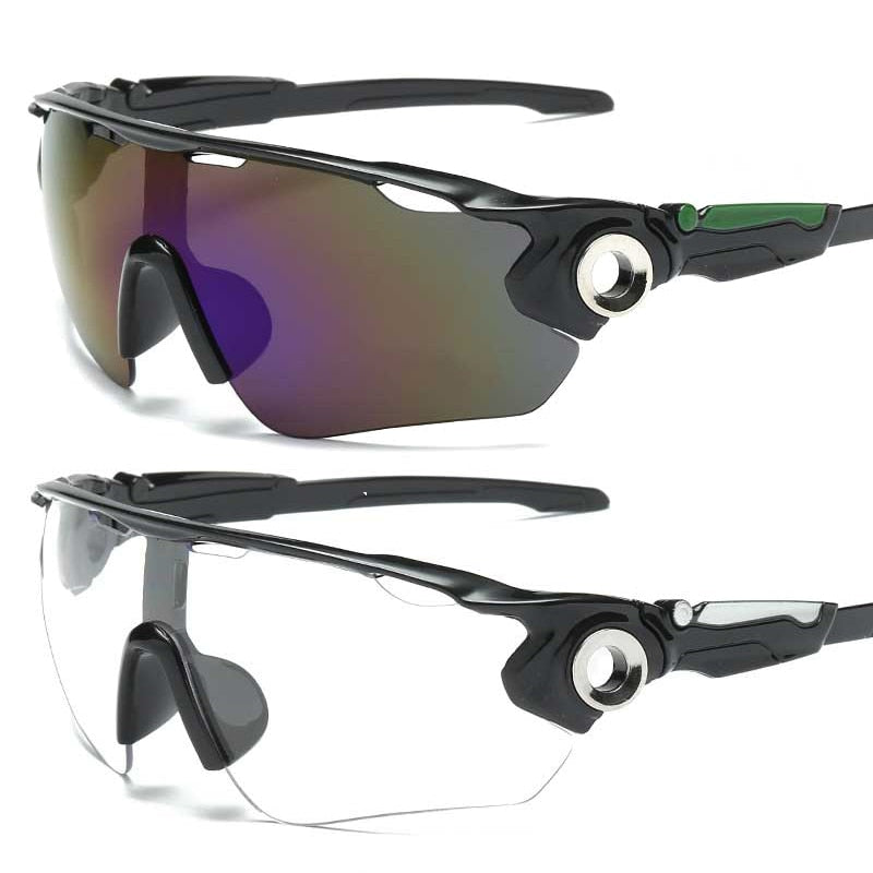Fahrradbrille Polarisiert Sportbrille Sonnenbrille Brille UV400 7 Farbe