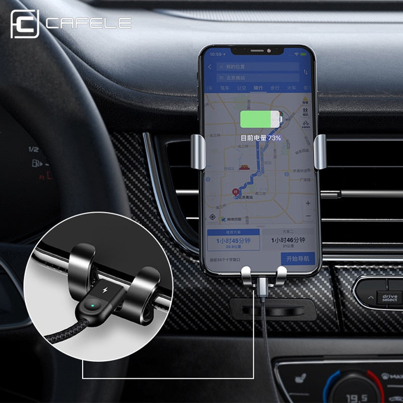 CAFELE Handy Auto Halterung Metall KFZ Automatik Clamp Halter Für Iphone Samsung