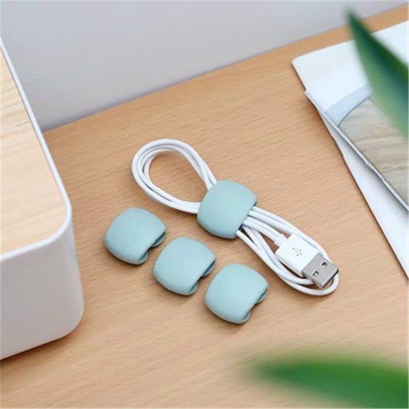 4 Stück Kabelclip Kabel Organizer Kabelschelle Kabelklemme Kabelhalter