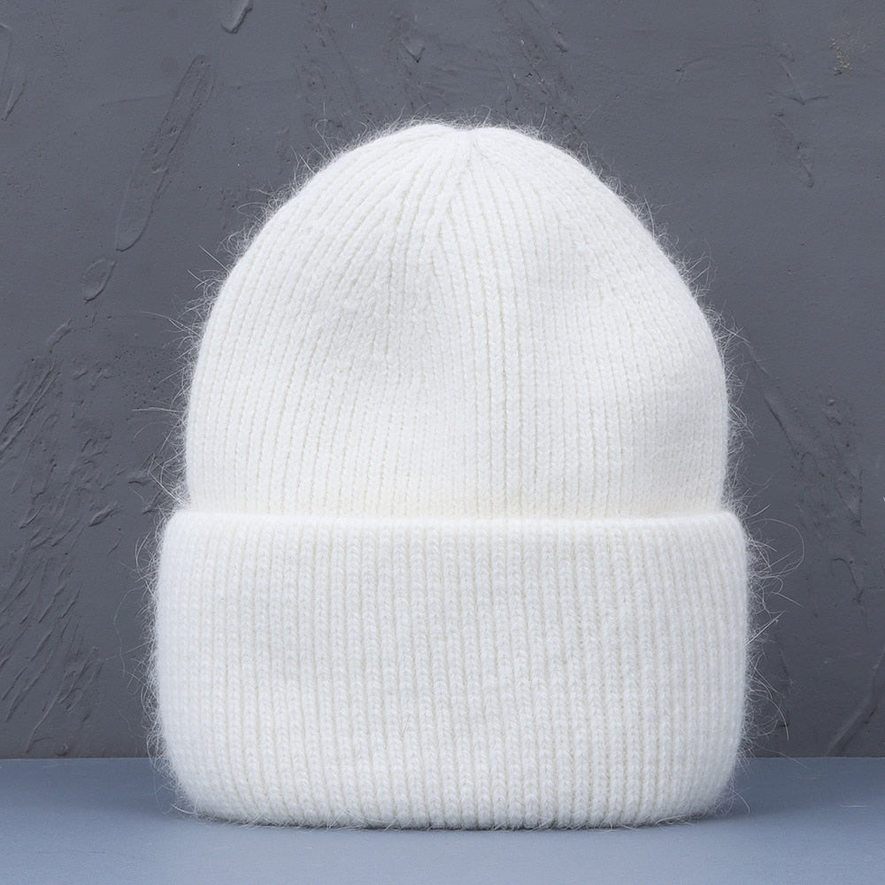 Warme Damen Wintermütze Woll Mütze Strickmütze Kappe Hut Unisex