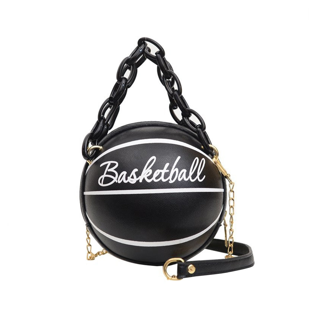 Damen Handtasche Schultertasche Fashion Umhängetasche Basketball