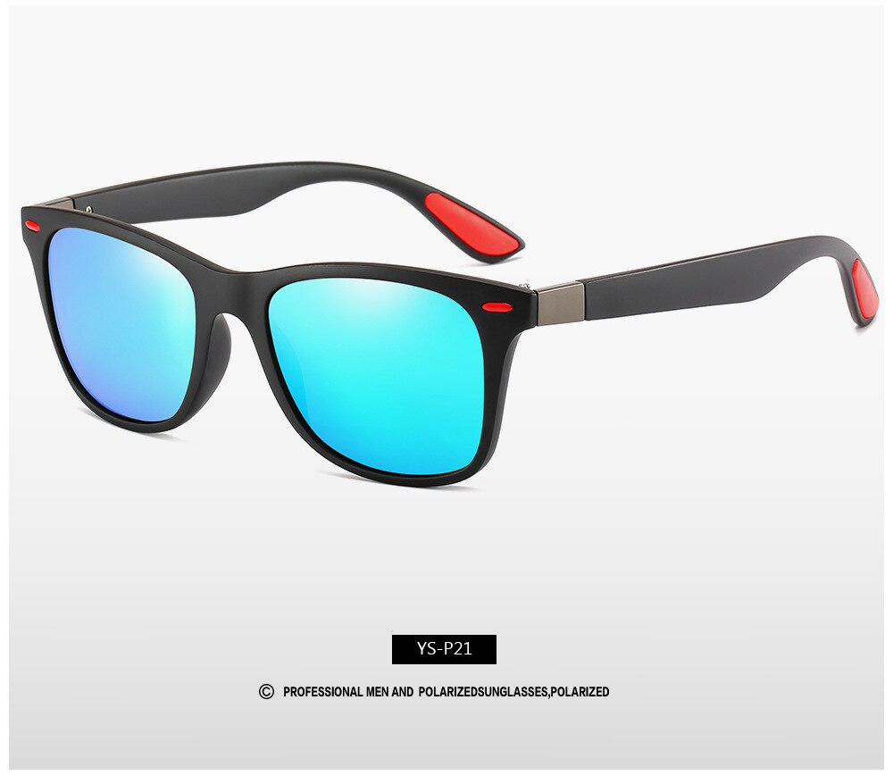 Fashion Männer HD Polarisiert Sonnenbrille 100% UV400 Polycarbonat Pilotenbrille