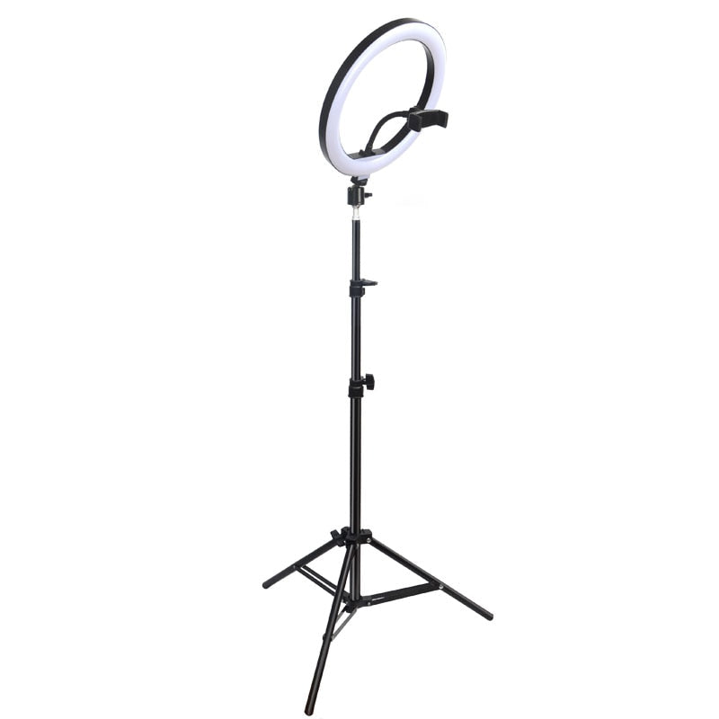Selfie Ringlicht mit Stativ-Ständer 10 12 14 Inch Dimmbare LED Ring Fotografie