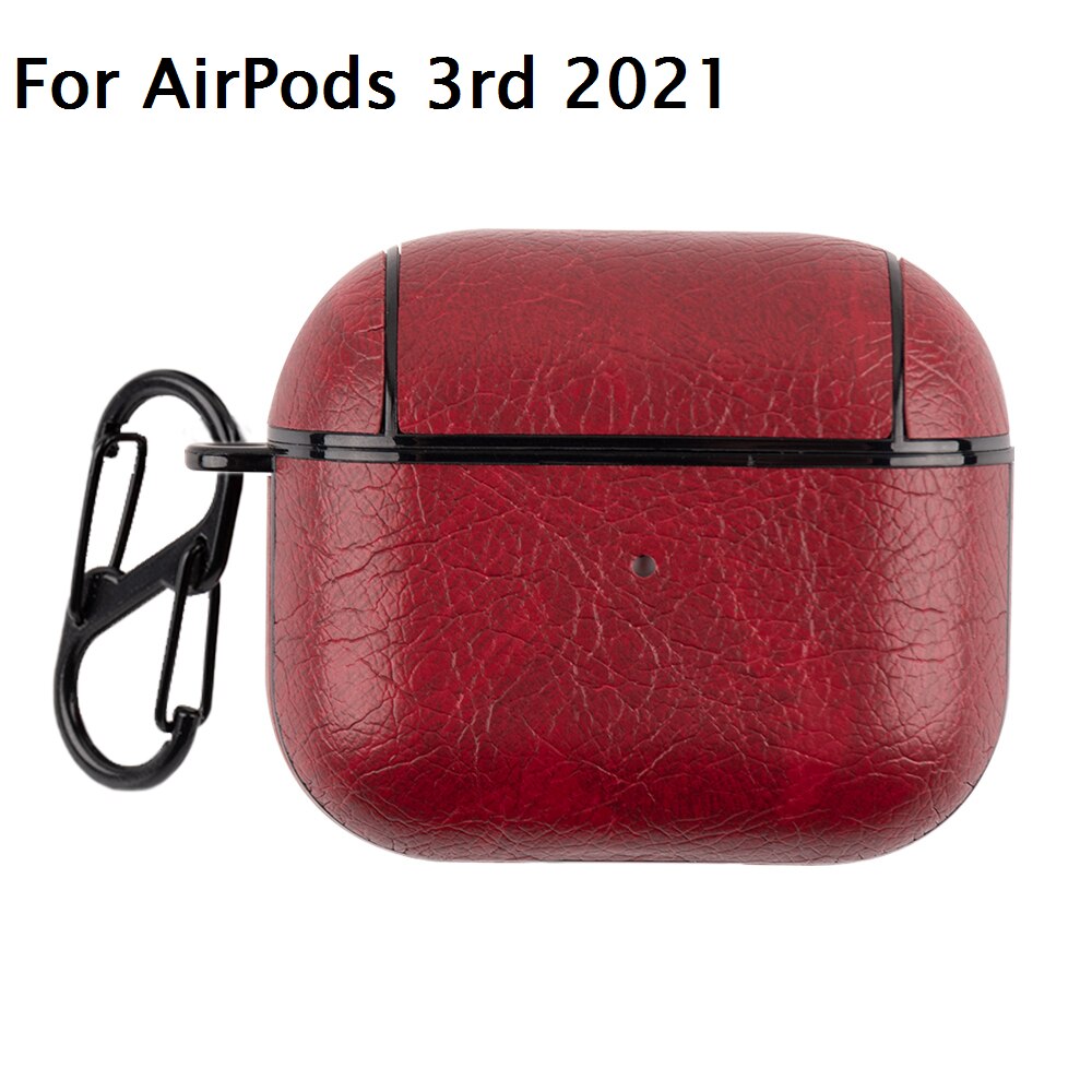 PU-Leder Schutzhülle Apple AirPods 3 Pro Hülle Case Headphones Cover Kopfhörer Kingxbar