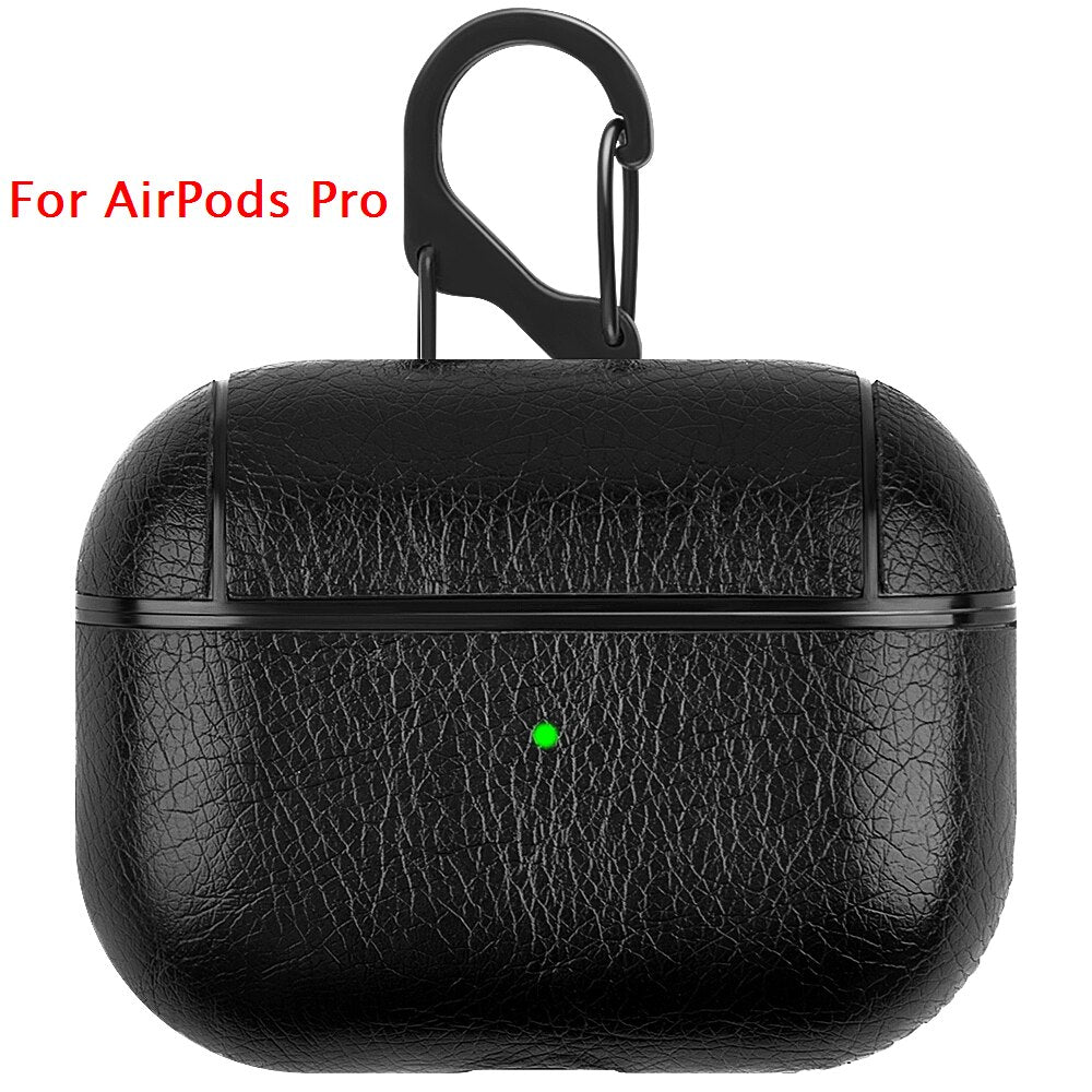 PU-Leder Schutzhülle Apple AirPods 3 Pro Hülle Case Headphones Cover Kopfhörer Kingxbar