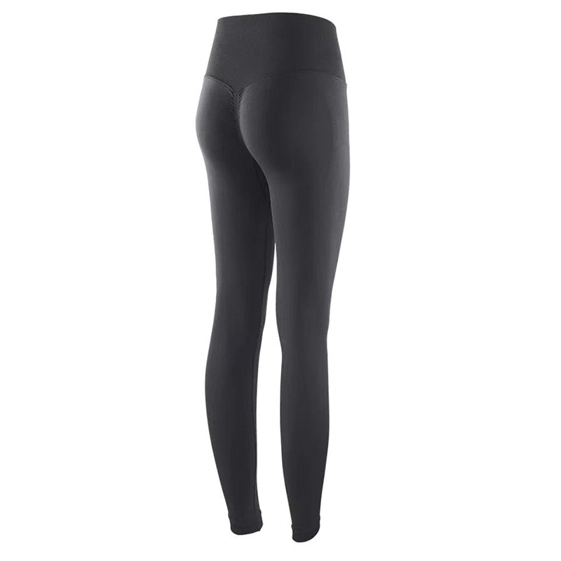 Damen Yoga Leggings Push Up Sport Hose Fitness Gym Stretch Sexy Jogginghose