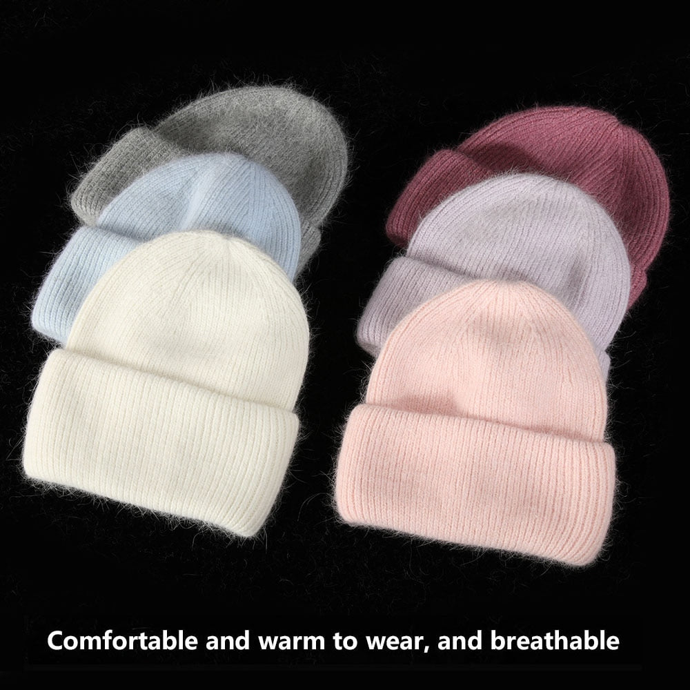 Warme Damen Wintermütze Woll Mütze Strickmütze Kappe Hut Unisex