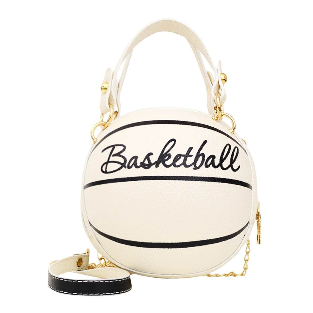 Damen Handtasche Schultertasche Fashion Umhängetasche Basketball