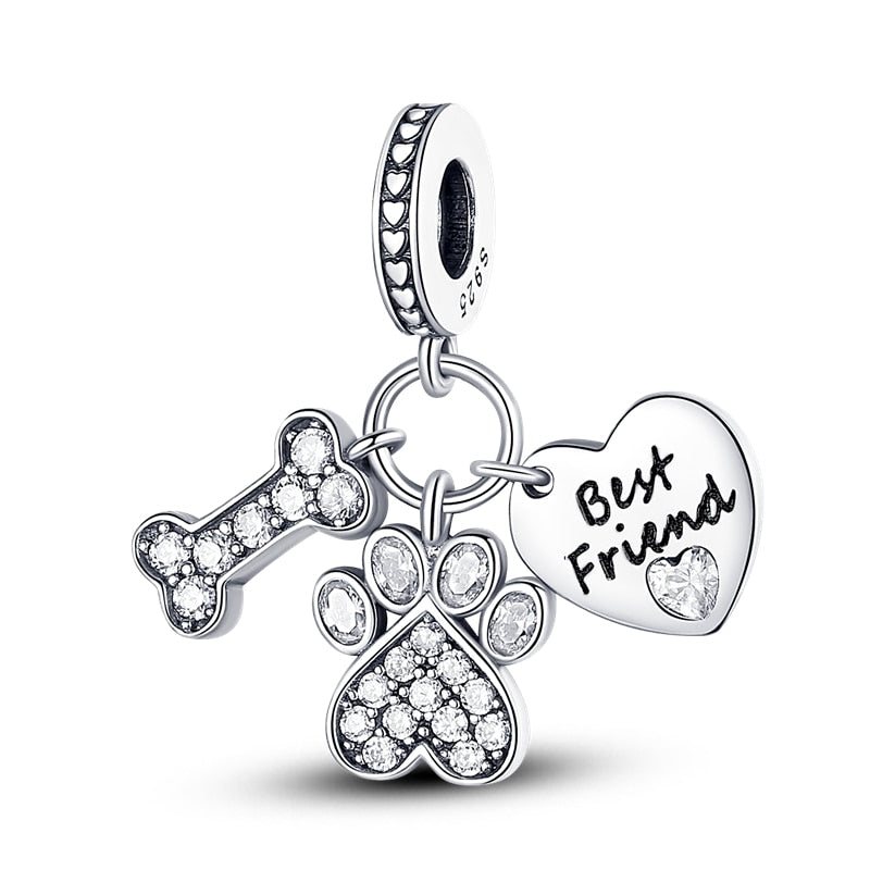 Charms Anhänger 925 Sterling Silber Charm Armband verschiedene Themen Damen Geschenk