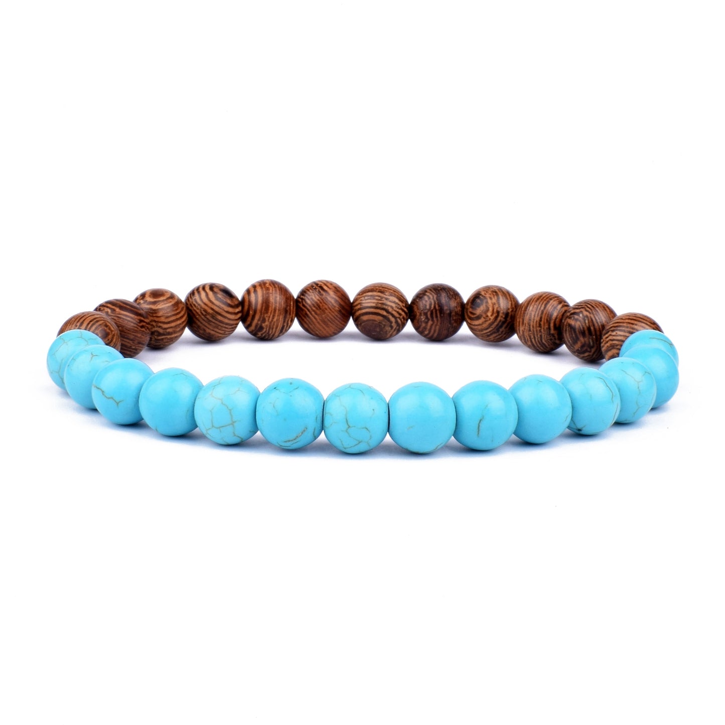 Armband Lava Holz Tibetische Buddha DAMEN HERREN Naturstein Freundschaftsarmband Yoga