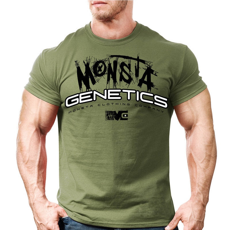 GYM Shirt Sport T-Shirt Men Herren Fitness Sportswear Unisex Streetwear
