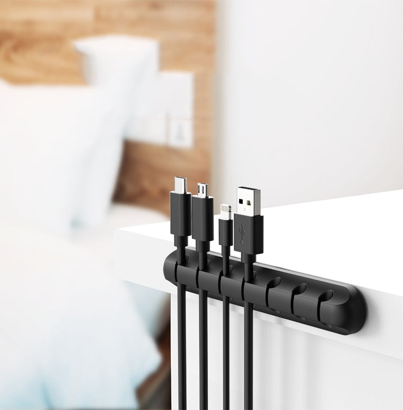 Kabelhalter Kabel organizer Kabelführung selbstklebend 3M Schreibtisch Clip
