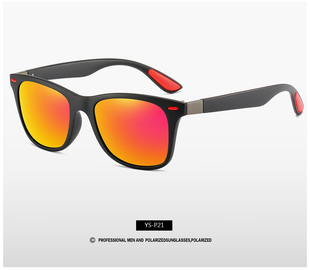 Fashion Sonnenbrille Herren HD Polarisiert 100% UV400 Polycarbonat Pilotenbrille