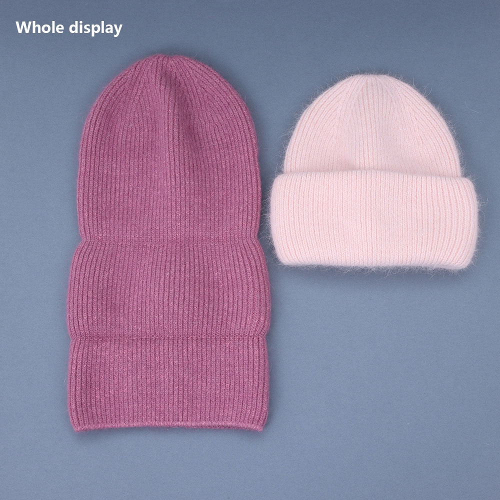 Warme Damen Wintermütze Woll Mütze Strickmütze Kappe Hut Unisex