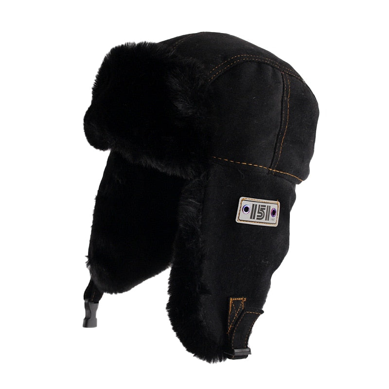 Fliegermütze Wintermütze Fellmütze Schapka Uschanka Pilotenmütze Mütze