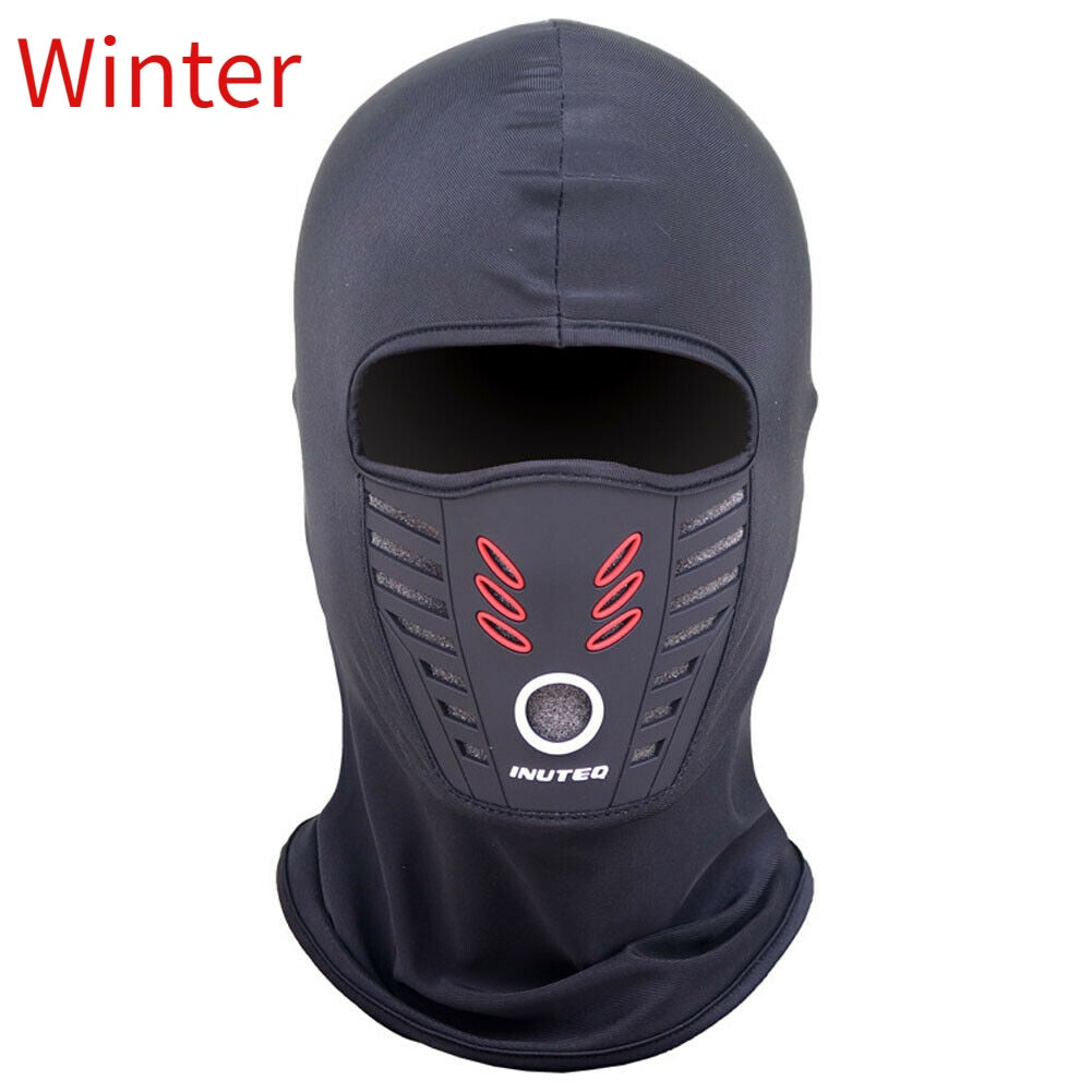 Warme Fleece Motorrad Gesichtsmaske Radsport Ski Mütze Sturmhaube Wasserdicht Winddicht
