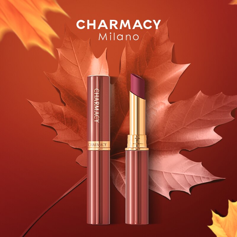 CHARMACY Mailand 16 Farben Samt Matt Lippenstift Wasserfest Stick Neuer Trend Makeup