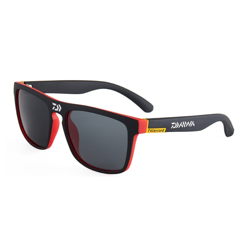 DAIWA Herren HD Polarisiert Sonnenbrille 100% UV400 -Polycarbonat Pilotenbrille