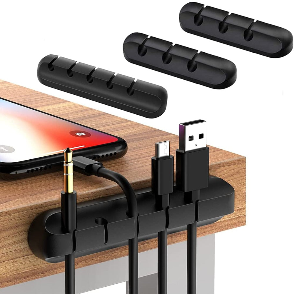 Kabelhalter Kabel organizer Kabelführung selbstklebend 3M Schreibtisch Clip