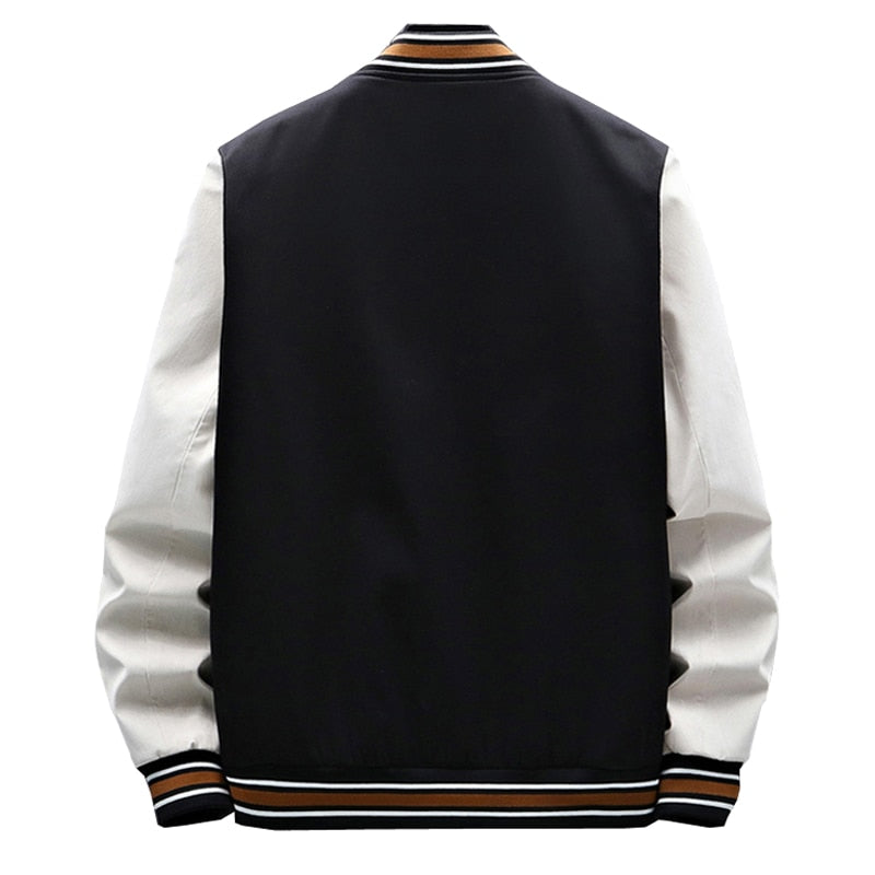 Just Hoods NY College Baseball Jacke Unisex Sweatjacke 3 Farben Collegejacke