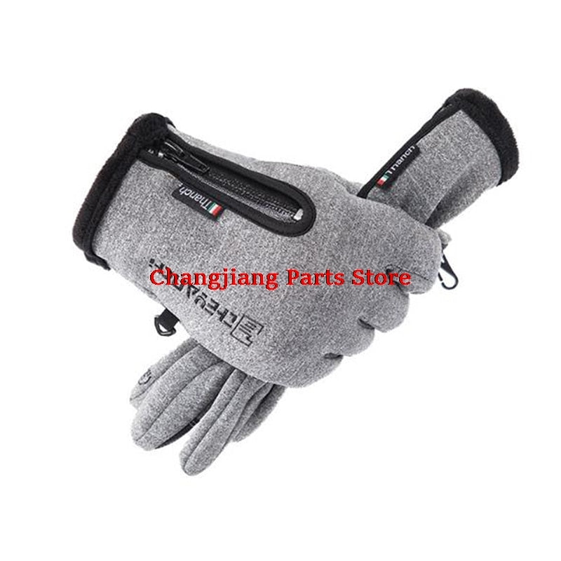 Fahrradhandschuhe Damen Herren Thermo Winter Handschuhe Touchscreen Wasserdicht