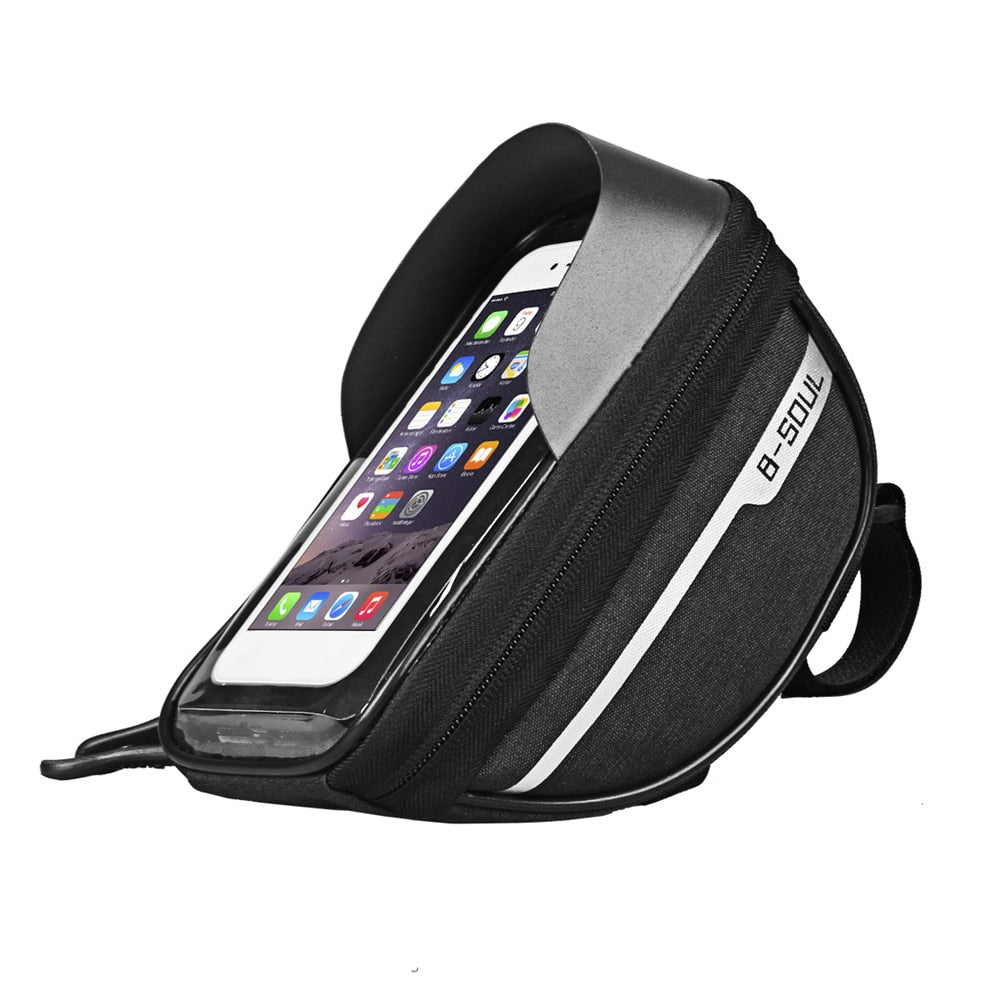 B-Soul Fahrradtasche Wasserdicht Rahmentasche Oberrohrtasche 6,0'' Handyhalter