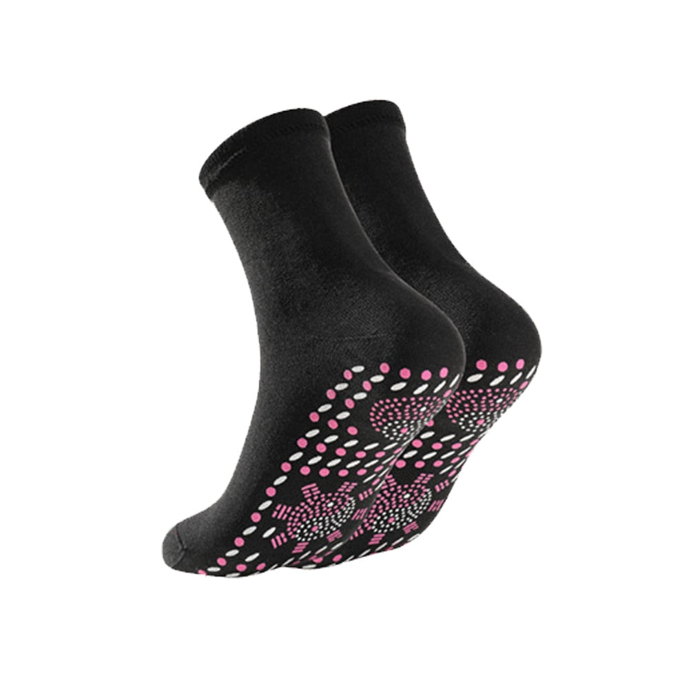 Selbsterwärmende Turmalin-Magnet Socken Therapie Magnetfeldtherapie Fußmassage