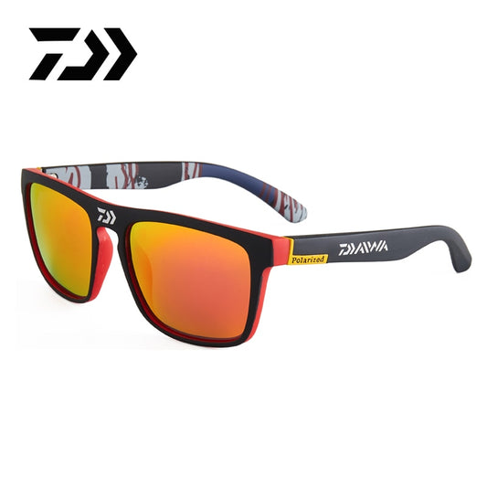 DAIWA Herren HD Polarisiert Sonnenbrille 100% UV400 -Polycarbonat Pilotenbrille
