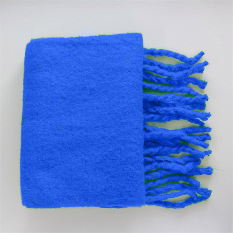 XXL Damen Winterschal Viskose Stola Schlauchschal  Halstuch Strickschal Loop NEU