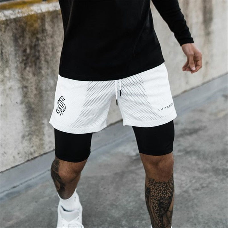 Shorts Bermudas Sporthose Kurze Kurzhose Jogging Unifarben Herren Fitness Gym