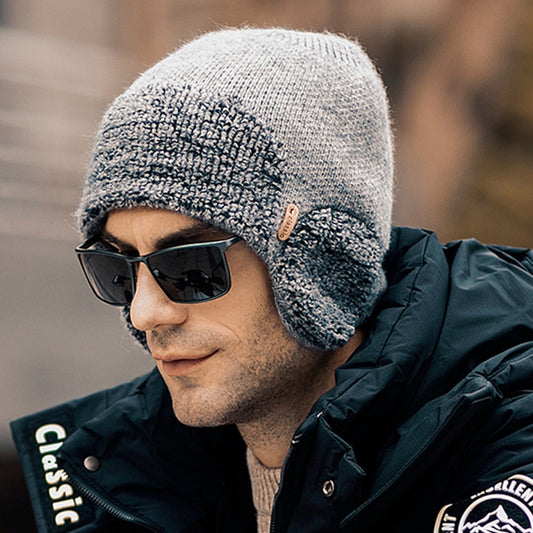 Warme Herren Frauen Wintermütze Fleece Mütze Strickmütze Kappe Hut Unisex Cap