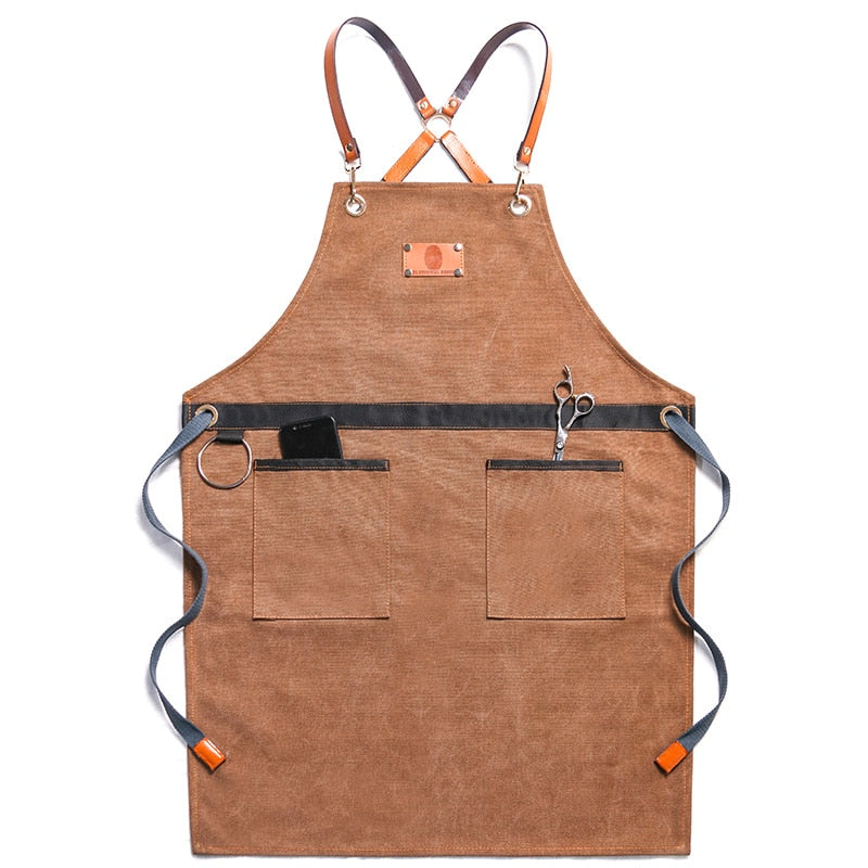 Chef Schürze Kochschürze Kellner Bistroschürze Küchenschürze Grillschürze Latzschürze