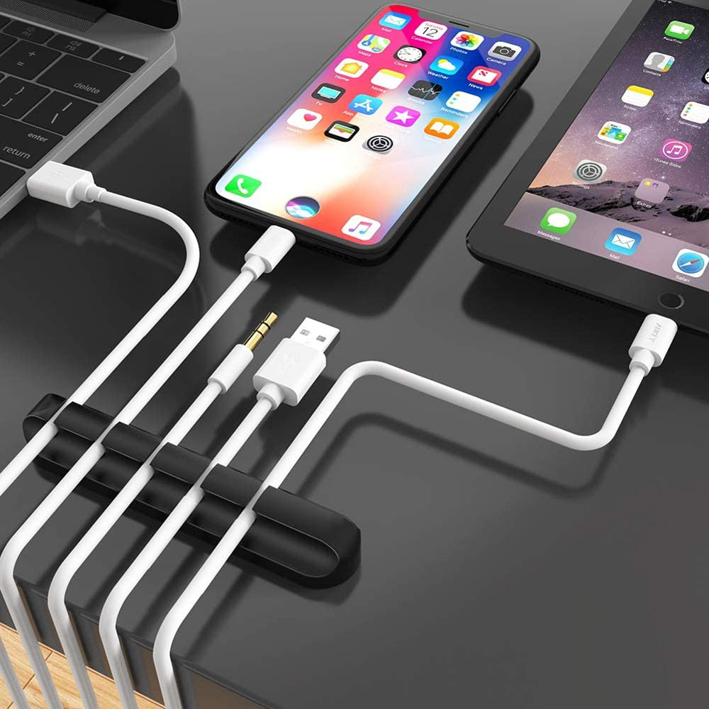 Kabelhalter Kabel organizer Kabelführung selbstklebend 3M Schreibtisch Clip