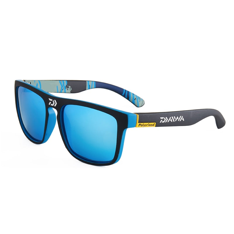 DAIWA Herren HD Polarisiert Sonnenbrille 100% UV400 -Polycarbonat Pilotenbrille