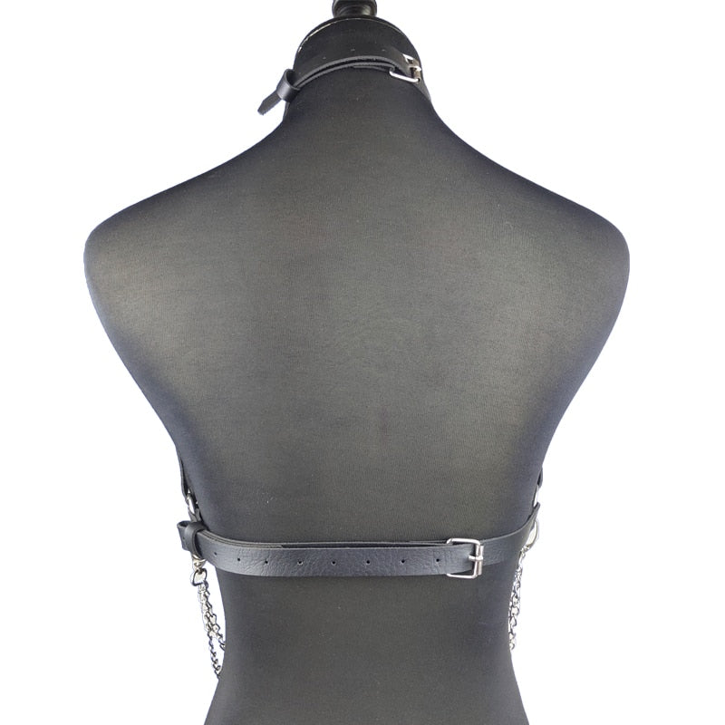 Sexy Harness Kette BH Gürtel Toys Punk Goth Frauen Bdsm Bondage Dessous