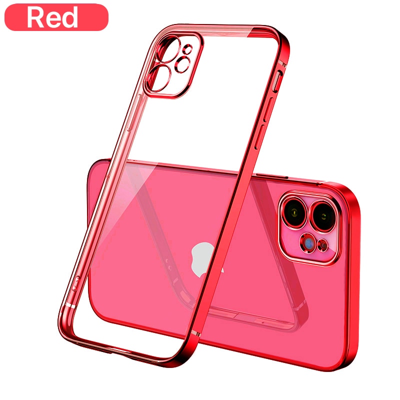 Klare Hülle IPhone 11 12 Pro Max Handy Case Tasche Cove Schutzhülle Silikon