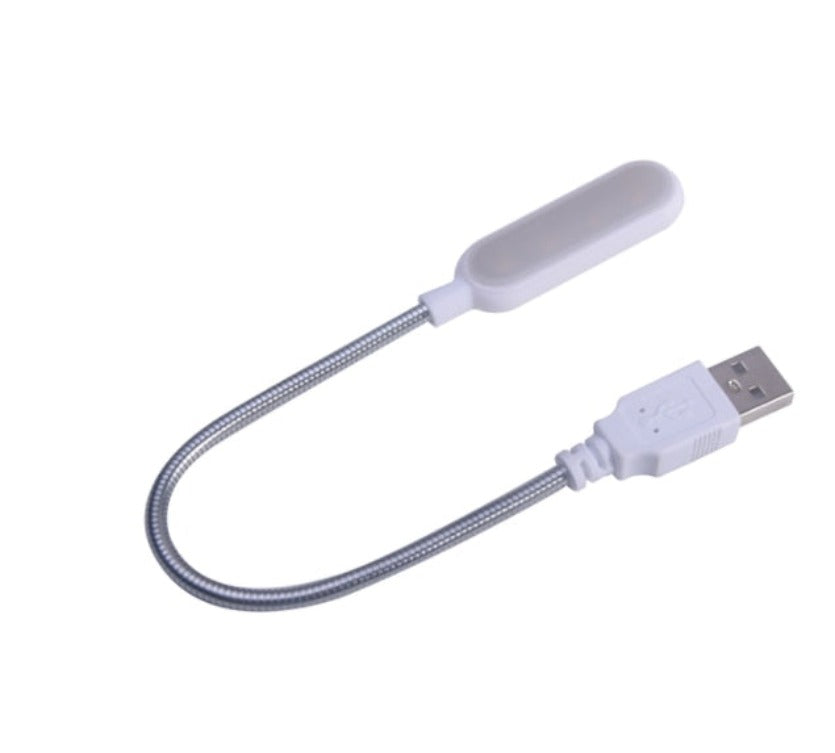 USB Flexible LED Nachtlampe Laptop Notebook Leselampe Power Bank Camping