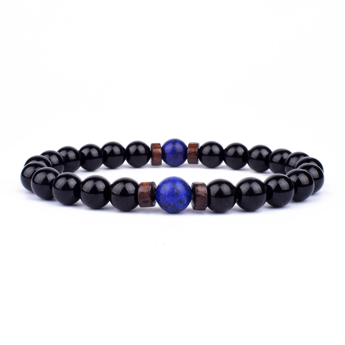 Armband Lava Holz Tibetische Buddha DAMEN HERREN Naturstein Freundschaftsarmband Yoga