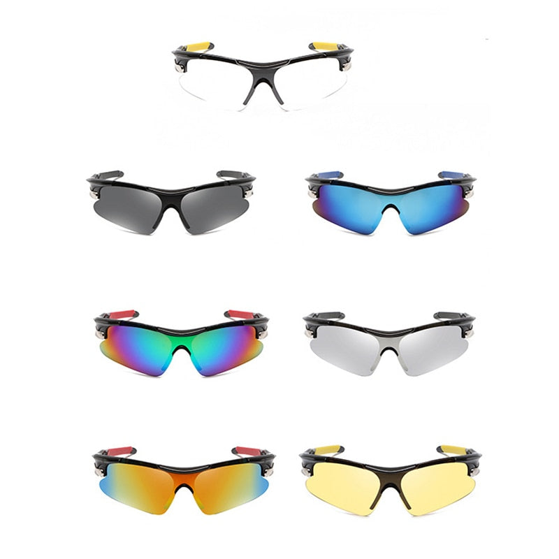 Fahrradbrille Polarisiert Sportbrille Sonnenbrille Brille UV400 in 7 Farbe