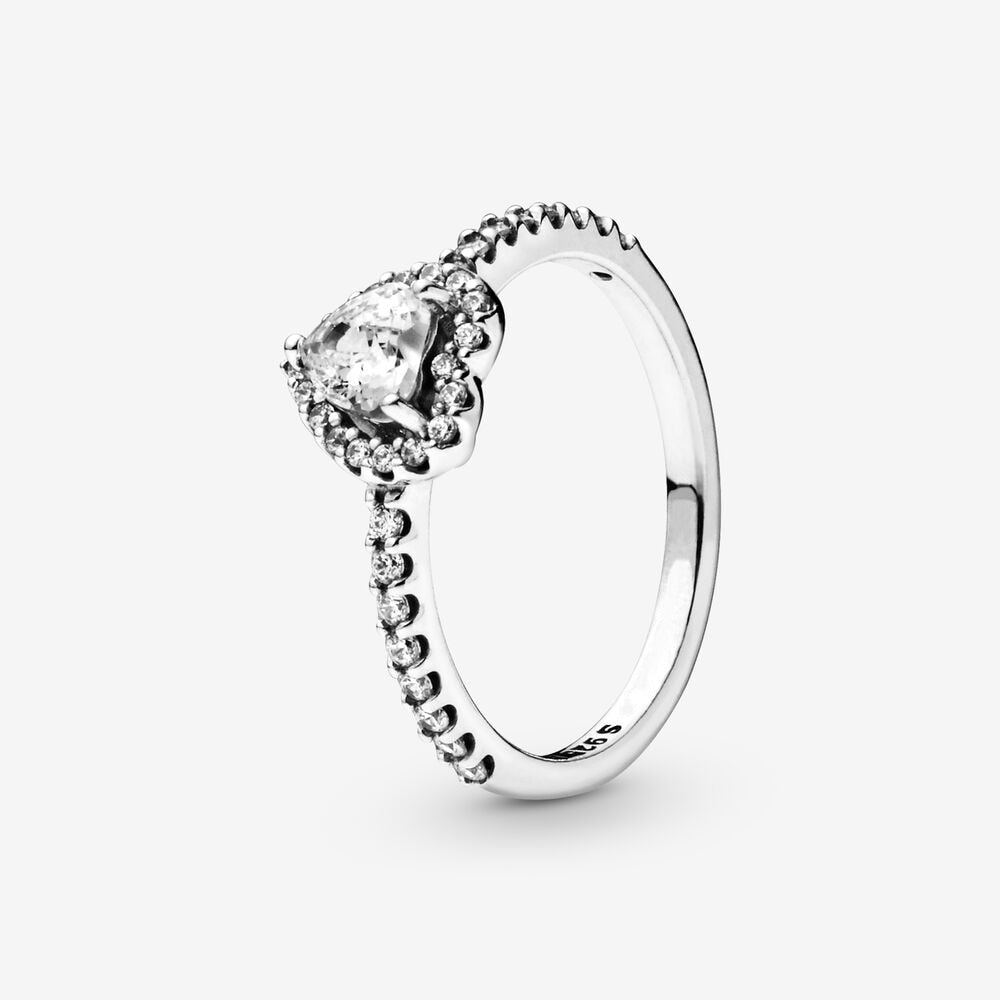 Massiv Sterling Silber 925 Ring filigran Fashion Damenring mit 3A Zirkonia