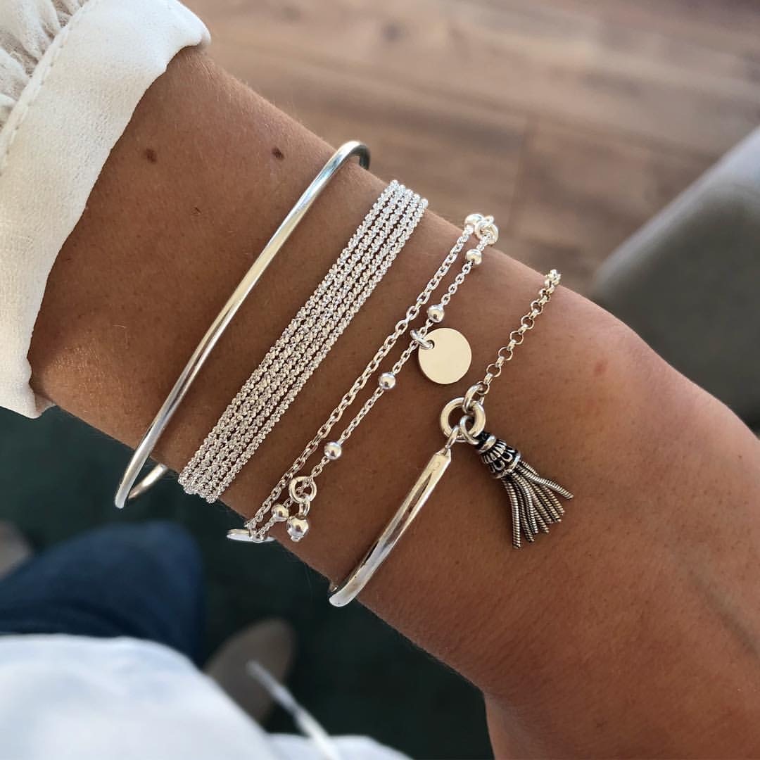 SET Armband Damen  Freundschaftsarmband Yoga Bettelarmbänder Makramee