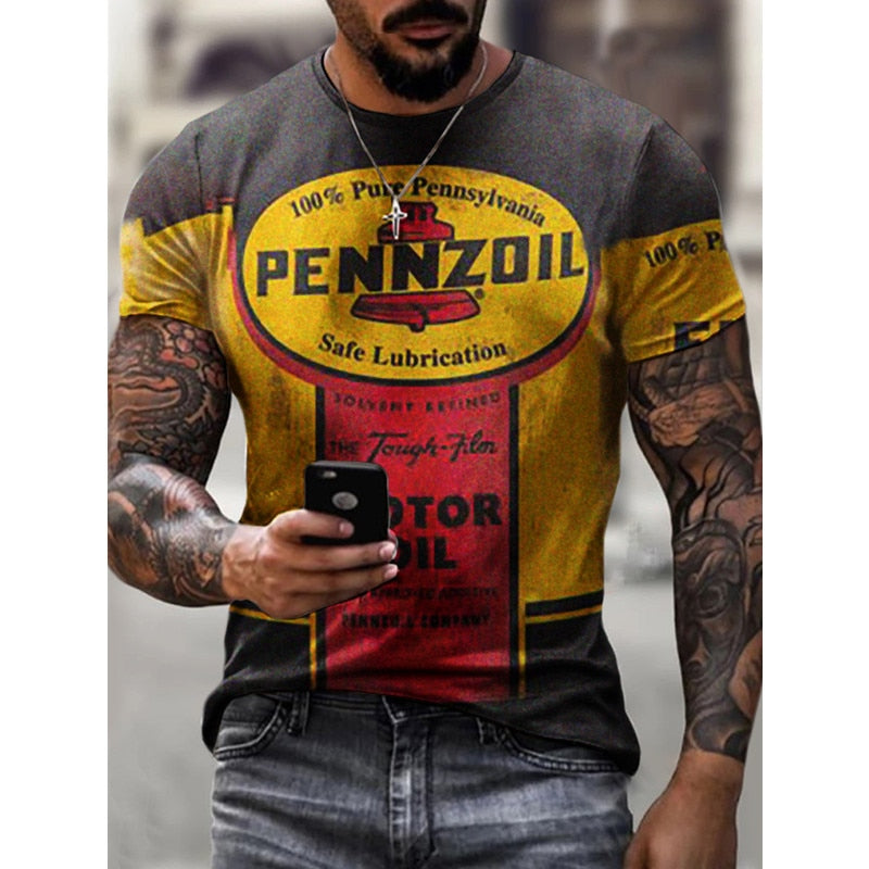 Herren Corona Extra 3D T-Shirt Rundhals Unisex Sommer Streetwear