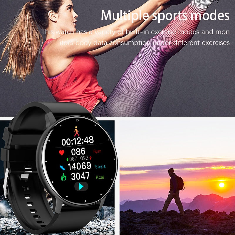 Bluetooth Smart watch Fitness Tracker Sport Uhr Puls Armband SpO2 IP67 Wasserdicht
