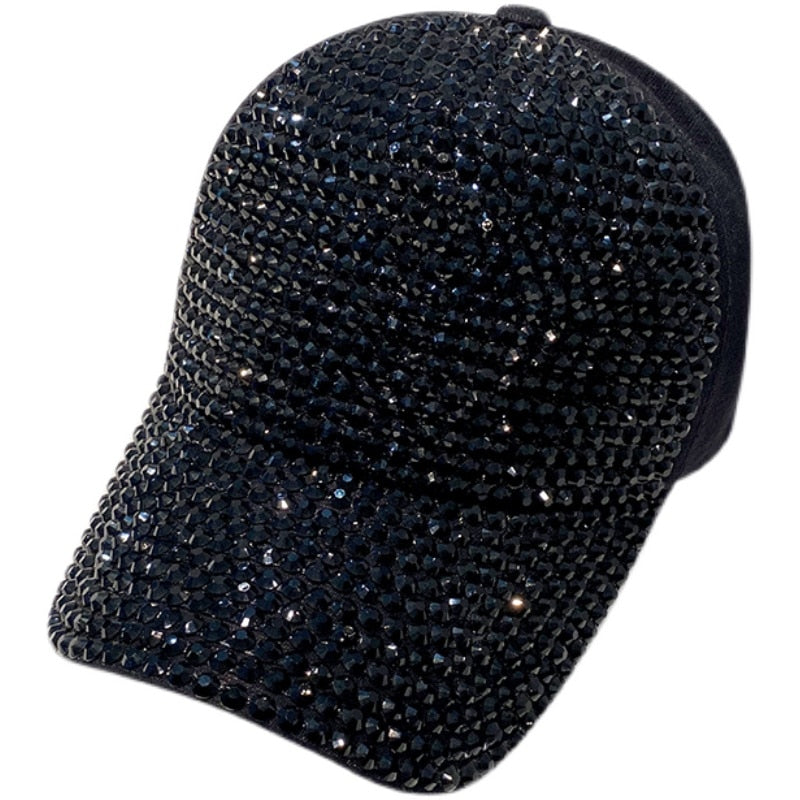 Strass Fashion Cappy Basecap Baseball Cap Mütze Kappe Damen Streetware