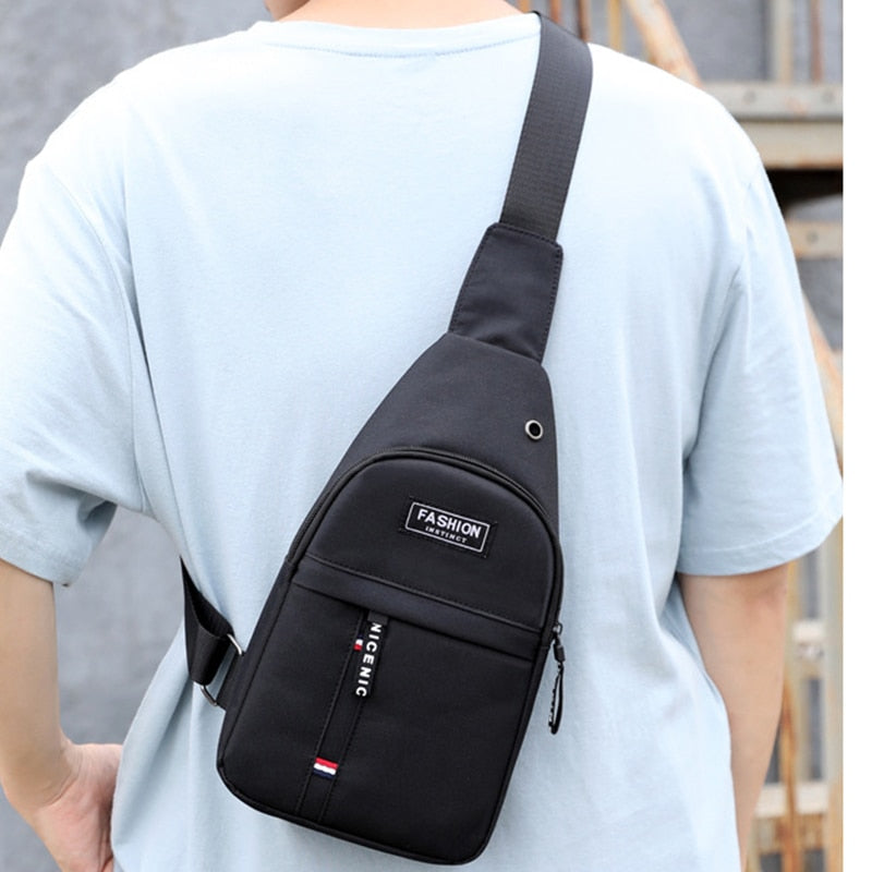 Herren Brusttasche CROSSOVER BAUCHTASCHE HÜFTTASCHE UMHÄNGETASCHE BODYBAG