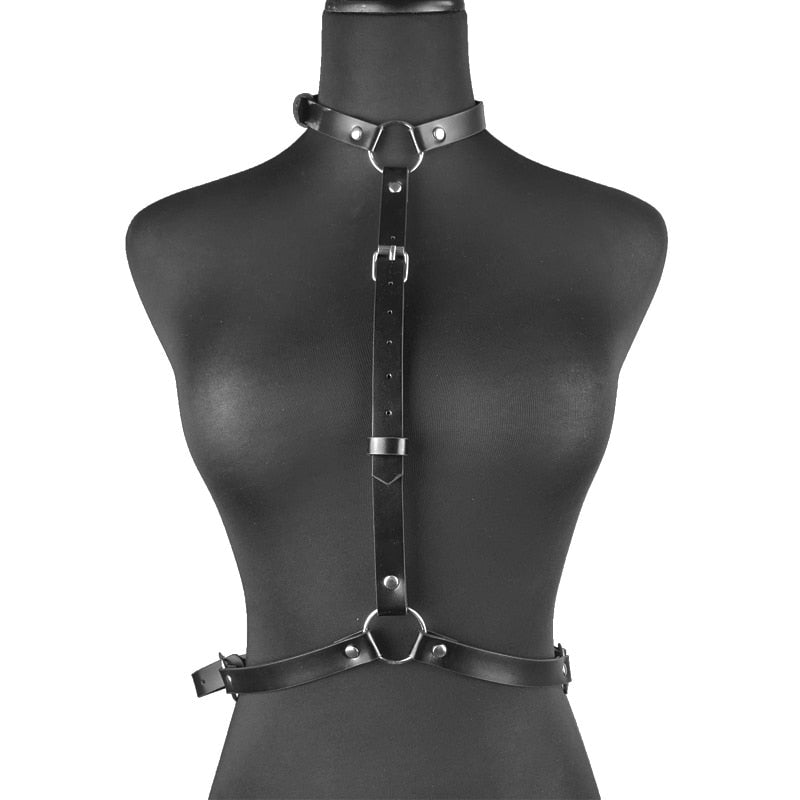 Sexy Harness Kette BH Gürtel Toys Punk Goth Frauen Bdsm Bondage Dessous