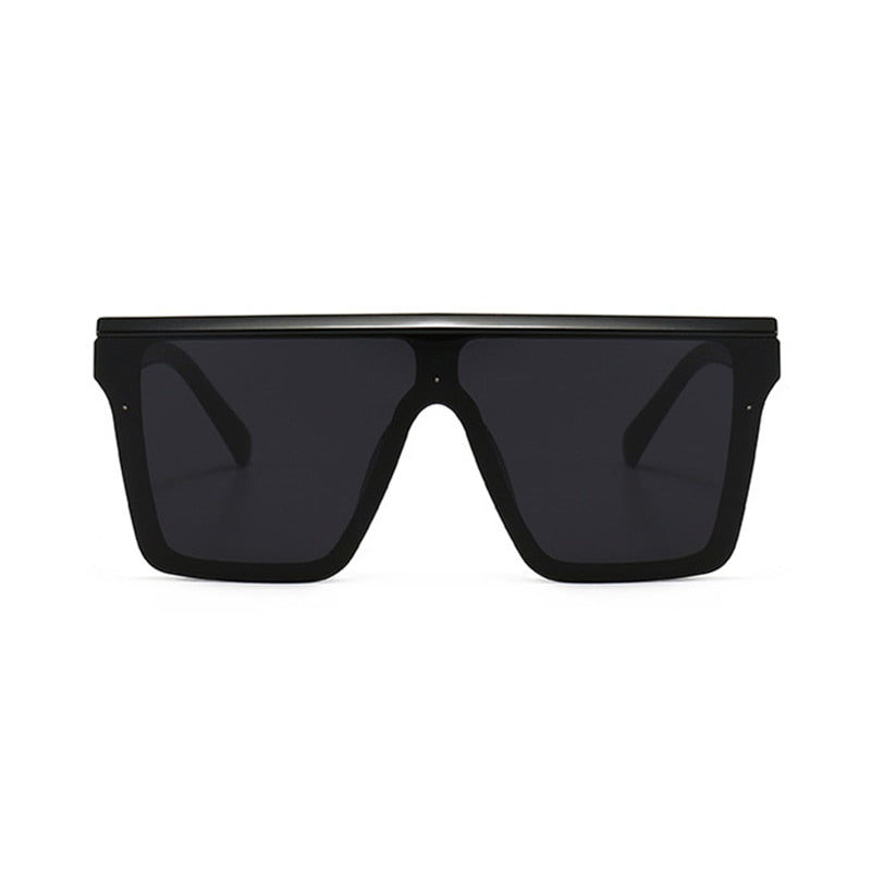 Damen Designer Sonnenbrille Herren Quadratische Übergröße Gläser Vintage UV400
