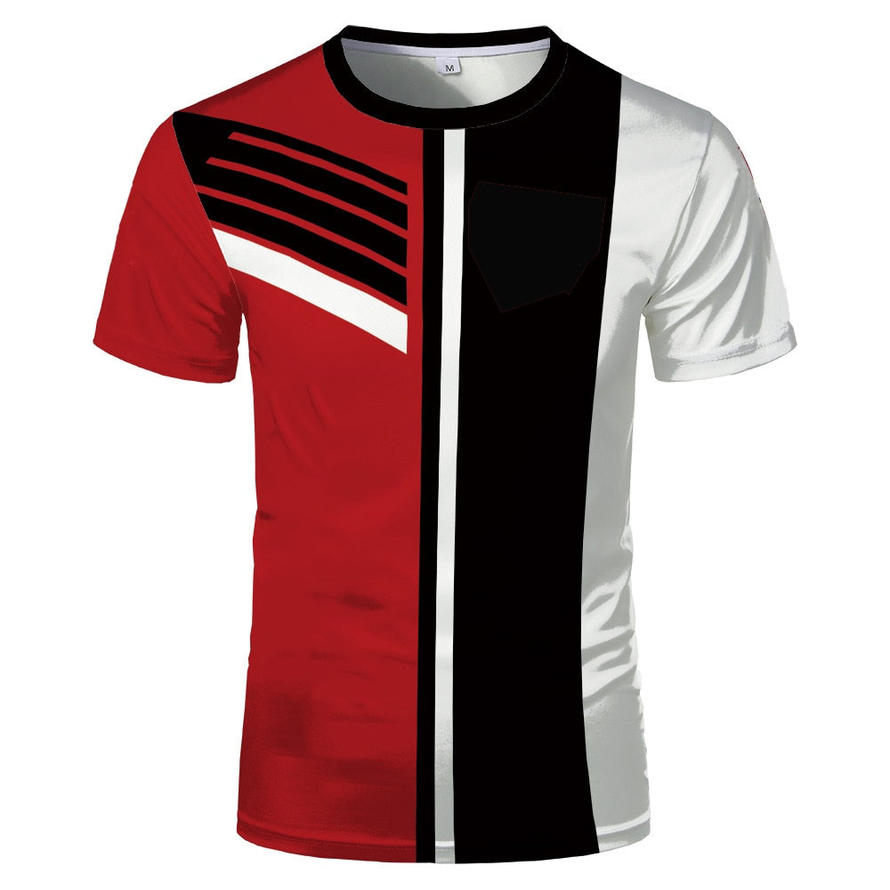 Herren Fashion Trendy 3D T-Shirt Rundhals Unisex Sommer Streetwear