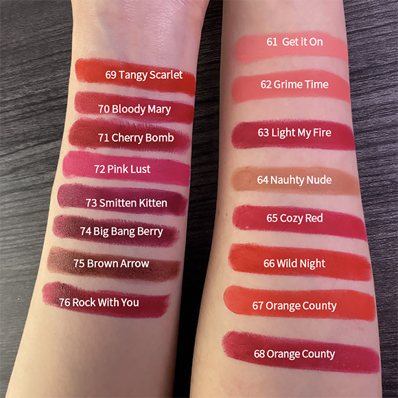 CHARMACY Mailand 16 Farben Samt Matt Lippenstift Wasserfest Stick Neuer Trend Makeup